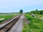 Looking West at the old end of the Double Track.